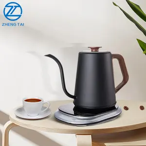 Wholesale hot water kettle 1L, LED number display temperature separate coffee pot