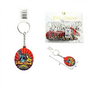 Llavero de Nueva York de 4 Pulgadas, 288 Piezas, 24DZ/CS, Modelo 378287, Artículo de Recuerdo - Product Image 1