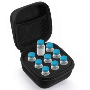 Étui de transport isotherme pour insuline et peptides, 6 compartiments, pour flacons de 10 ml, en EVA, sac de rangement, kit de voyage pour diabétiques - Product Image 1