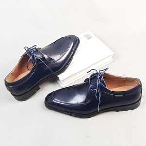 Chaussures Oxford Formelles en Cuir Véritable à Lacets, Respirantes, Imperméables, Semelle Extérieure en Caoutchouc, Design Solide pour le Bureau et la Carrière - Product Image 3