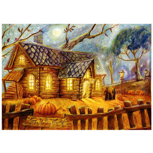 Pintura <span class=keywords><strong>de</strong></span> diamantes para decoración del hogar, herramientas <span class=keywords><strong>de</strong></span> pintura <span class=keywords><strong>de</strong></span> diamantes, paisaje <span class=keywords><strong>de</strong></span> cabaña, pintura <span class=keywords><strong>de</strong></span> diamantes 5D - Product Image 1