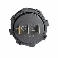 Voltmètre numérique 2 en 1, ampèremètre 12V DC, affichage LED, jauge de tension et de courant pour voiture, camion, bateau, camping-car, marine (rouge)