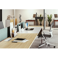Bureau convertible au design moderne Morden pour 3 personnes Solution de poste de travail de cabine de fabricant de la Chine
