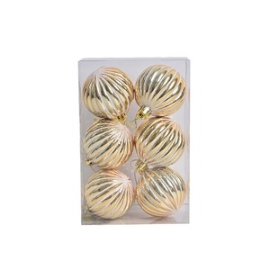 2025 bolas de Navidad de plástico duraderas de alta calidad, adornos de árbol de bolas de Navidad impermeables para fiesta - Product Image 5