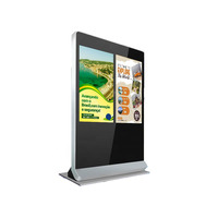 Totem Pubblicitario LCD per Marketing di Affiliazione, Display Pubblicitario Esterno Capacitivo Impermeabile, Lettore Totem da 6mm SDK 1 Anno di Garanzia