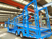 2 essieux 3 essieux Double Deck Auto Car Carrier Truck Trailer Transport Trailers for African