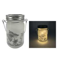 Lampes solaires LED lumineuses en forme de boule, modernes et minimalistes, étanches, en verre, pour extérieur, style Art Déco, avec piquet de sol, pour ambiance de cour