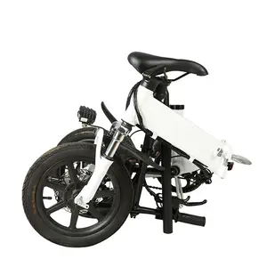 convenient and swift folding electric bicycle convenient small transport special battery bike with 16 inch wheel