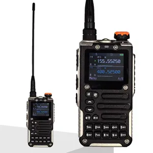 HLM-9100 Walkie Talkie Long Range gốc VHF/UHF đài phát thanh di động cho Analog hai chiều đài phát thanh