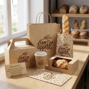 Bolsas de Papel Encerado Personalizadas, Resistentes a la Grasa, para Galletas, Pasteles, Palomitas de Maíz, Embalaje de Alimentos, Color Rosa - Product Image 5