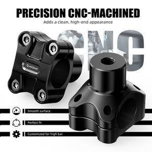 NICECNC Rehausseurs de guidon 2 "pour Harley <span class=keywords><strong>Dyna</strong></span> Wide Glide FXDWG Street Bob FXDB Low Rider FXDL Fat Bob FXDF 2008-2017 Super Glide - Product Image 5