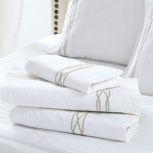 <strong>Morgan</strong> <strong>and</strong> <strong>finch</strong> 100% cotton 200t hotel embroidery cheap <strong>bed</strong> <strong>linen</strong> adults cotton <strong></strong> bed sheet hotel home hotel party - Product Image 4