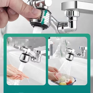 Cabezal de Rociador Multifunción con Filtro Antisalpicaduras Universal Personalizado, Cabezal Giratorio de 1080 Grados para Cocina - Product Image 2