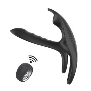 HLYC Adult Sex Toys Male Lock Essence Anneau Time Delay Formation Contraceptif Vibrateur Gaine Retenue Pénis Anneau - Product Image 3