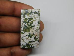 Precio al por mayor 100% Natural Ocean Jasper Loose Genuine Calibrated Gemstone Jasper Cabochon Healing Gemstone Gems de alta calidad - Product Image 3