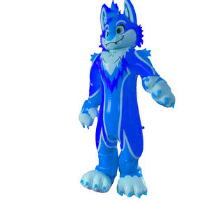 SZ ZHN usine personnalisé Costume de fête divertissement Pvc dessin animé chien robe publicité gonflable animaux costumes - Product Image 1