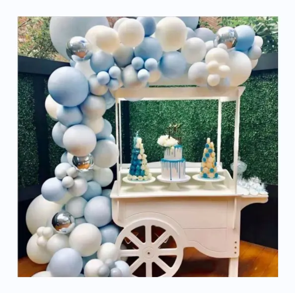 High Quality Customized Baby Shower Candy Bar Cart Set Candy Display Cart