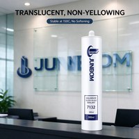 JUNBOM 7132 Mastic silicone acétique résistant à la chaleur, séchage rapide, étanche pour aquarium et vitres – Fournisseur OEM personnalisé