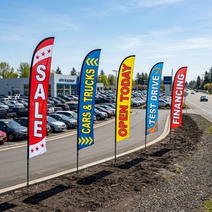Mât de drapeau commercial extérieur robuste en aluminium de 20 et 25 pieds avec corde, clip pivotant et support rotatif pour parking et commerce - Product Image 4