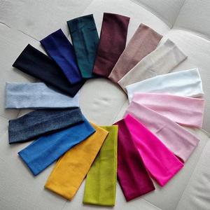 NYY Promoção: Faixas de Cabelo Elásticas de Malha em 15 Cores Sólidas, Turbante Esportivo de Borda Larga para Mulheres, Acessórios de Cabelo Confortáveis para Yoga - Product Image 1