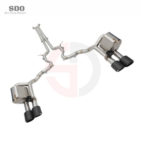 Tuyaux d'échappement Catback SD T304 pour Porsche Panamera 971 2.9T 2017-2023, système d'échappement à soupape électronique avec silencieux