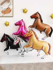 Nuova vendita calda palloncini a forma di cavallo In vari colori 4D decorazioni per feste per eventi forniture per feste Globos - Product Image 2