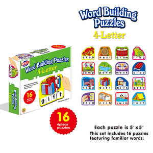 <span class=keywords><strong>Puzzle</strong></span> di Costruzione di <span class=keywords><strong>Parole</strong></span> a 4 Lettere Apprendimento Divertente con 16 <span class=keywords><strong>Parole</strong></span> - Product Image 3