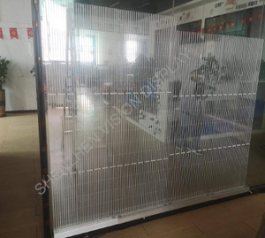 Siêu mỏng trong nhà trong suốt dính P3.9-7.8 linh hoạt bức tường video Bảng điều chỉnh siêu mỏng dẫn Màn hình hiển thị - Product Image 3