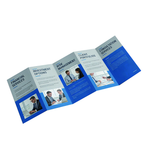 Flyers publicitaires et promotionnels d'entreprise sur papier spécial de haute qualité avec impression offset, pelliculage brillant/mat, papier kraft - Product Image 1