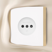 Enchufe de Pared WESA 16A, 1 Tomacorriente, Diseño Moderno y Lujoso, Enchufe Europeo