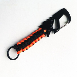 KongBo EDC Multi herramienta Supervivencia al aire libre 550 Paracord Llavero Senderismo Trekking Jogging Mountaineer Mosquetón - Product Image 4