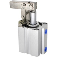 ALC JGL Serie Pneumatischer Hebelklemmzylinder, Doppeltwirkender Druckluft-Klemmzylinder Bohrung 25 32 40 50 63mm für Vorrichtungen