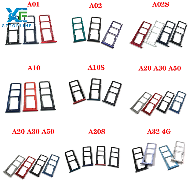 Phone Camera Parts Universal Multi Dual Tray Replacement Push Sim Card Holder Tray A5100 A5 for Samsung Galaxy All Models