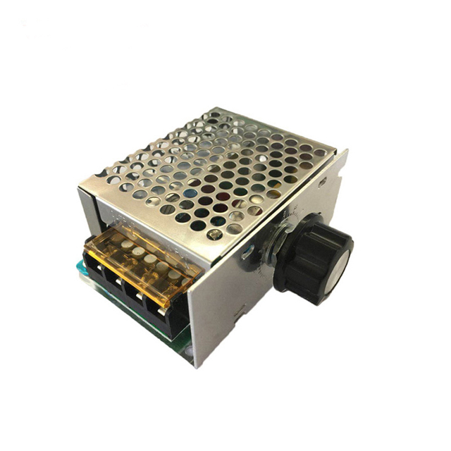 Dimmer 220V AC 4000W SCR High Power Voltage Regulator Dimmer Electronic Voltage Regulator Electric Motor Speed Controller Module