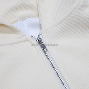 Sudadera con Capucha y Cierre para Hombre, Color Sólido, Algodón French Terry, Estilo Casual para Otoño, Corte Regular con Bolsillo Delantero - Product Image 6