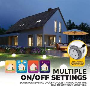 Commutateur de minuterie de segment 24 heures avec <span class=keywords><strong>prise</strong></span> de minuterie enfichable <span class=keywords><strong>économiseur</strong></span> <span class=keywords><strong>d</strong></span>'énergie - Product Image 6