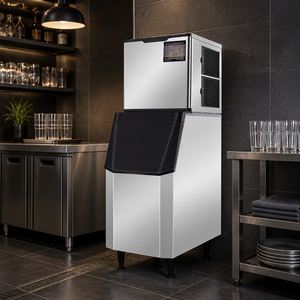 Máquina de Hielo Comercial de Acero Inoxidable, Enfriada por Aire, para Cafetería, Bar, Restaurante - Product Image 2