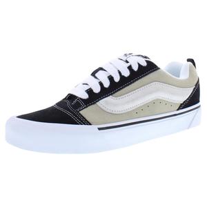 Vans Knu Skool Suede Chaussures de skate unisexes Beige Noir - Product Image 1