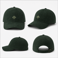 Gorra de Béisbol Premium OEM de 6 Paneles, Estilo Country Club Deportivo, de Poliéster 100% con Tacto de Gamuza Sintética, Diseño Minimalista de Lujo y Alto Rendimiento, Tonal