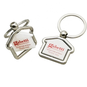 พวงกุญแจโลหะเคลือบอ่อนแบบหมุนได้ Oneway Wholesale พร้อมโลโก้สั่งทำ - Product Image 3