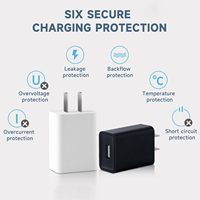 Chargeur mural USB universel 5V2A, prise EU/US, chargeur rapide 10W avec fonctions électriques pour appareil photo et téléphones mobiles