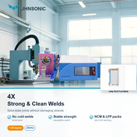 Machine de soudage ultrasonique cylindrique JHN2080 8000W pour batterie d'outils électriques CE