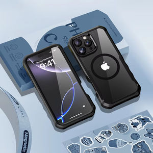 جراب واقي مغناطيسي 3 في 1 لهاتف آيفون 16 برو-غطاء مقاوم للصدمات/الغبار/مقاوم للماء من المصنع مباشرة - Product Image 2