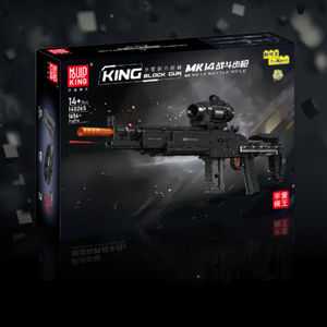 Mould King 14026S Technical <span class=keywords><strong>MK14</strong></span> Battle Rifle Gun Model Ladrillos Juguetes para niños Regalos Juegos de bloques de construcción - Product Image 6