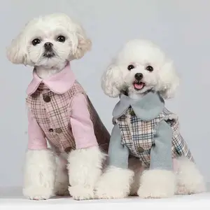Chaqueta de lana para mascotas, abrigo de invierno a la moda