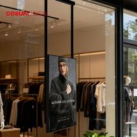 Afficheur numérique à double face haute luminosité pour vitrine, publicité en ascenseur, métros, centres commerciaux