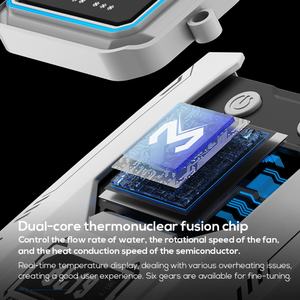 MEMO DL19 2025 New Design Liquid-Cooled 48W Phone <b>Cooler</b> Radiator Professional Gaming Mobile Cooling <b>Fan</b> - Product Image 2