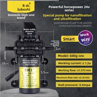 Pompe à diaphragme en cuivre coulé dédiée à l'ultrafiltration et à la nanofiltration, auto-amorçante, à démarrage et arrêt automatiques, Dr. Lu