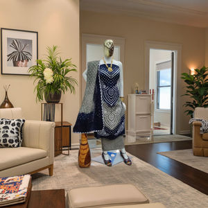 Costume Salwar en satin noir de qualité supérieure Ensemble Dupatta pour femmes Vêtements traditionnels indiens pakistanais au prix de gros - Product Image 2