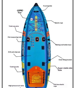 Planche de surf gonflable pour sports nautiques, pêche, <span class=keywords><strong>paddle</strong></span> board adulte, SUP, course, aviron, ski nautique JS-FB340 - Product Image 5